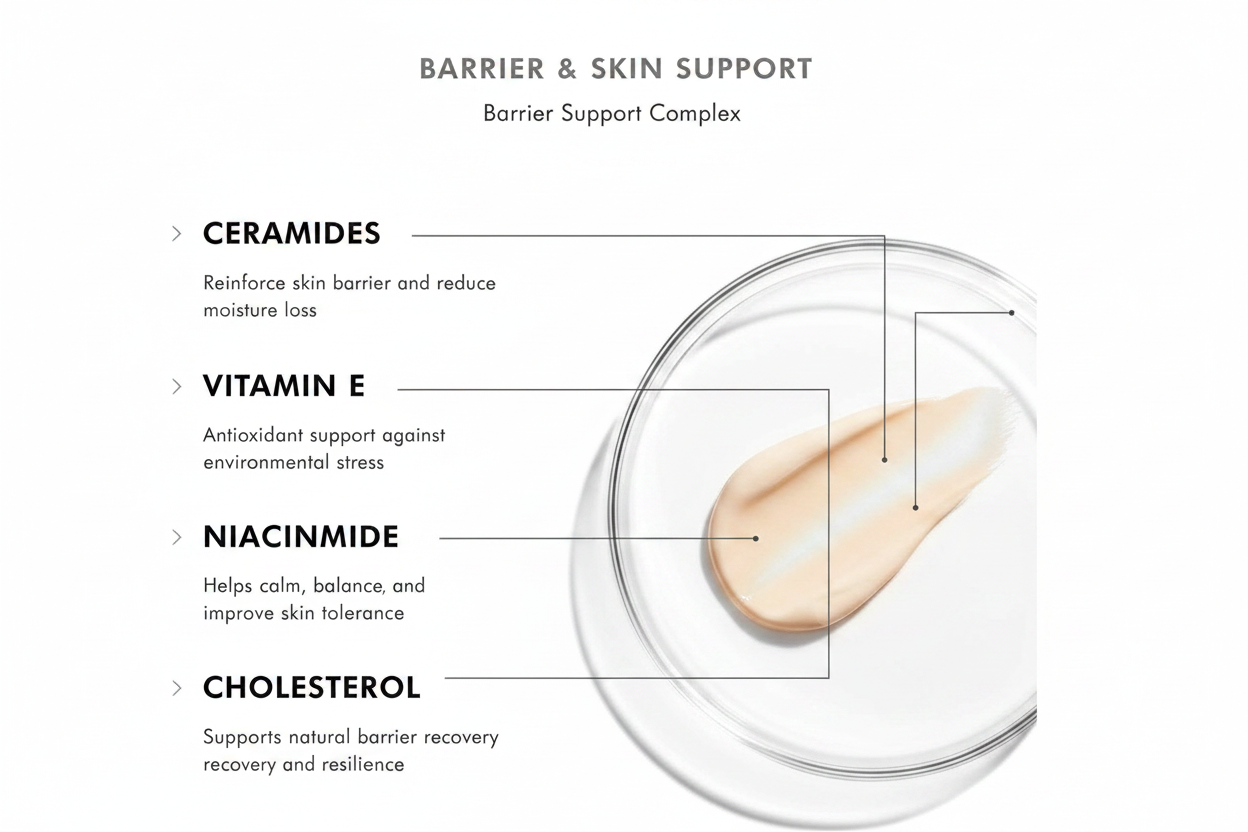 Barrier & Skin Support Infographic